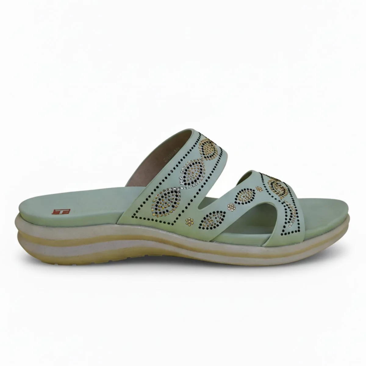 BSS_6172451-5728 Women's Two-Strap Slipper - Image 1